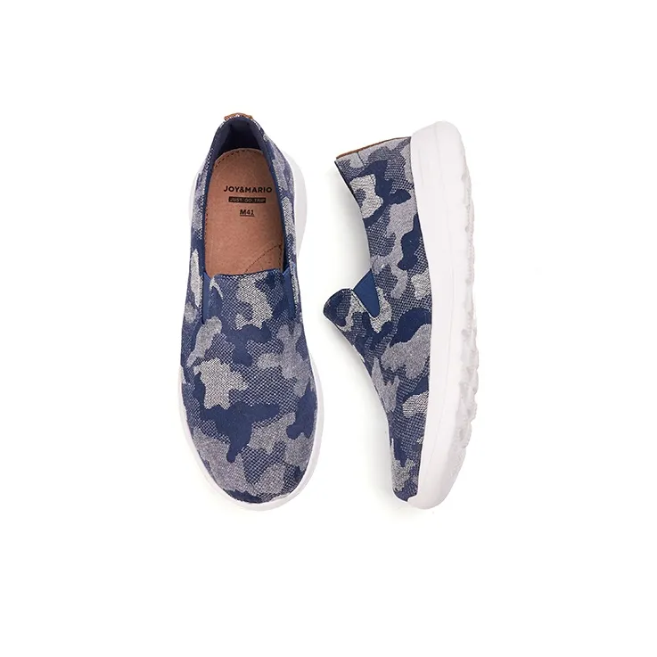 Joy&Mario Abrasion Resistant Slip Resistant Lightweight Breathable Low Top Casual Shoes Men's-6