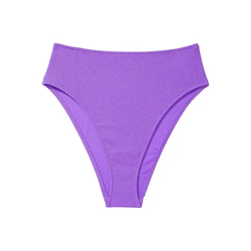 Victoria's Secret PINK HIGH-WAIST CHEEKY BIKINI BOTTOM / Luscious Lavender Swimming Shorts Women's Lavender