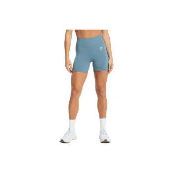GYMSHARK VITAL SEAMLESS 2.0 SHORTS Sports Shorts Women's Faded Blue Mud Gray