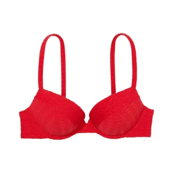 Victoria's Secret PINK Mix & Match Sexy Tee Push-Up Bikini Top /L Bikini Women's Red
