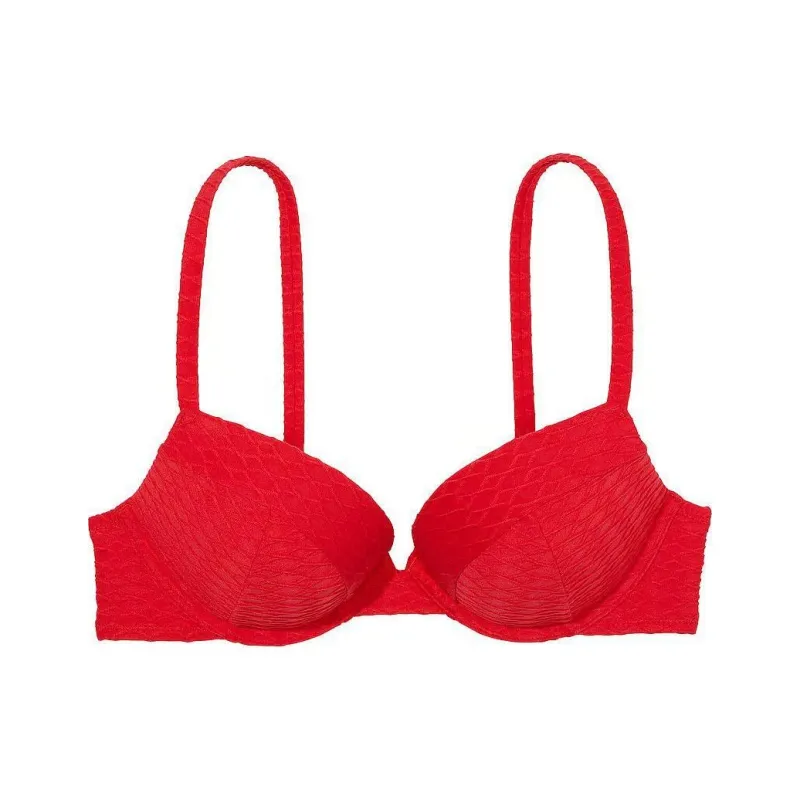 Victoria's Secret PINK Mix & Match Sexy Tee Push-Up Bikini Top /L Bikini Women's Red-0