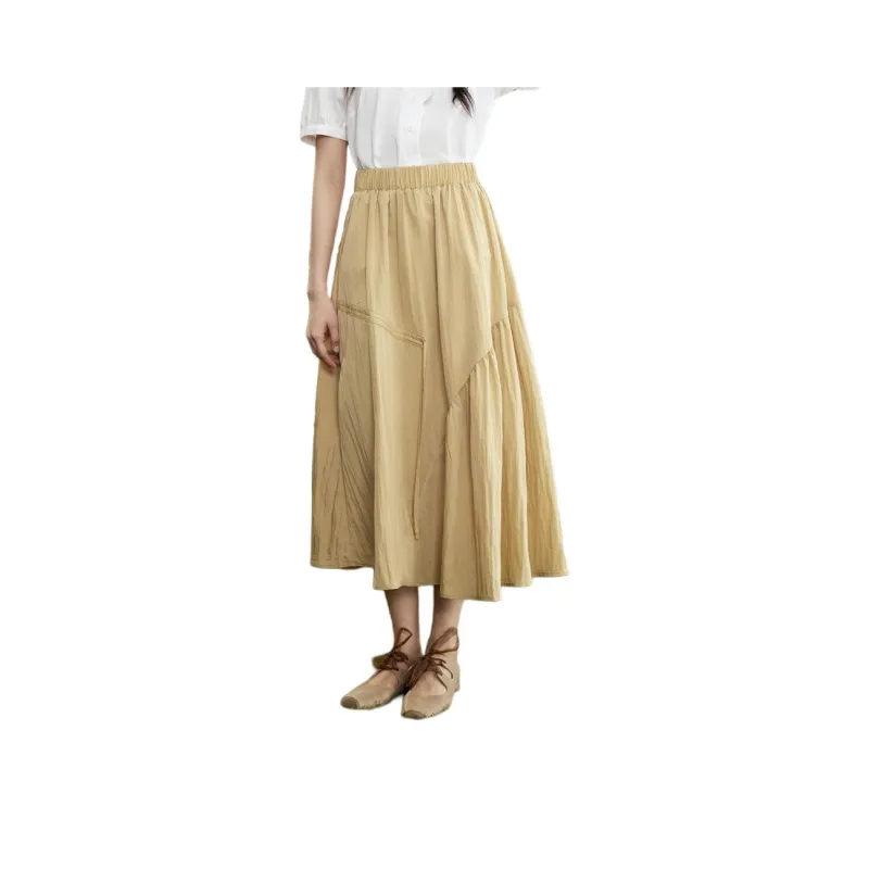 ZIHAN Casual Long Skirts Women's-1