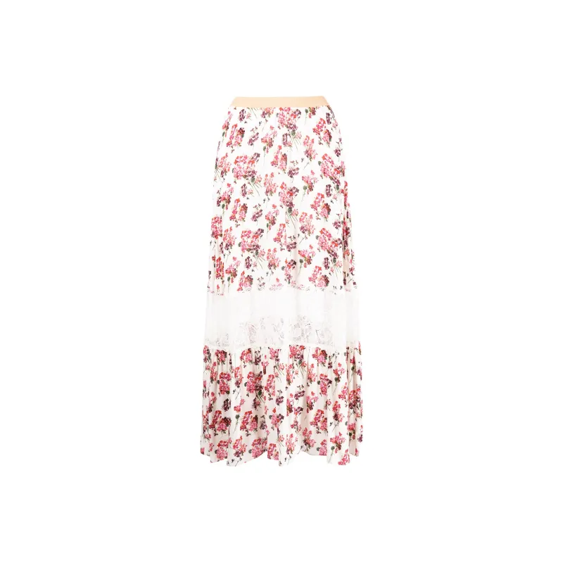 Antonio Marras Maxi Floral lace Skirt-0