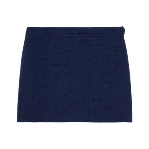 GUCCI SS25 Casual Short Skirts Women's Dark Blue