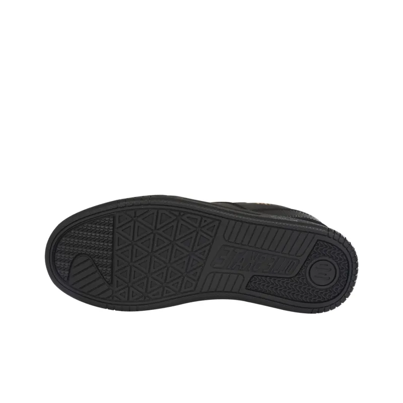 Ollieskate Wear resistant And Lightweight Low Top Skateboard Shoes Unisex Black Gold-10