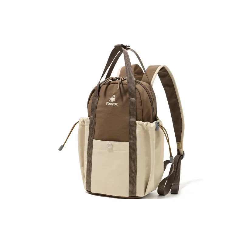 FOUVOR Nylon Fabric Backpack Women's Multicolor-1