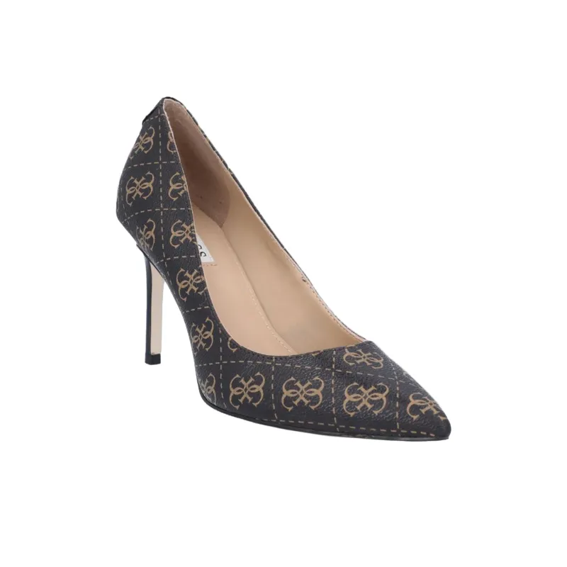 GUESS Dafne11 Slim Heel High Heels 8.5cm Women's Dark Brown-1