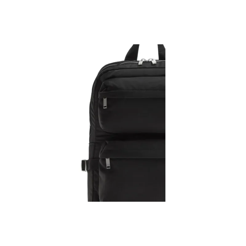 ZARA Polyester Backpack Small Size Men's Black-3