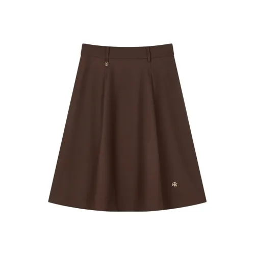 Teenie Weenie Casual Short Skirts Women's Brown