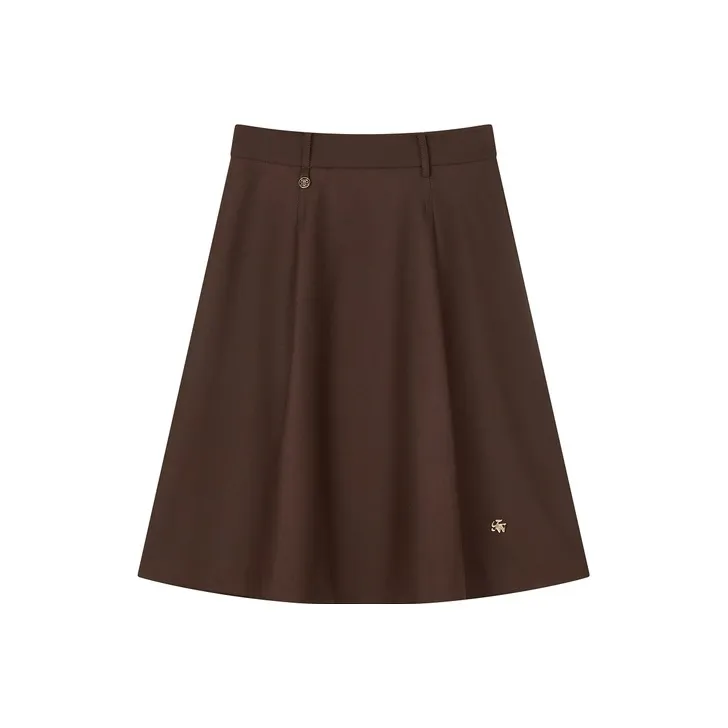Teenie Weenie Casual Short Skirts Women's Brown-0