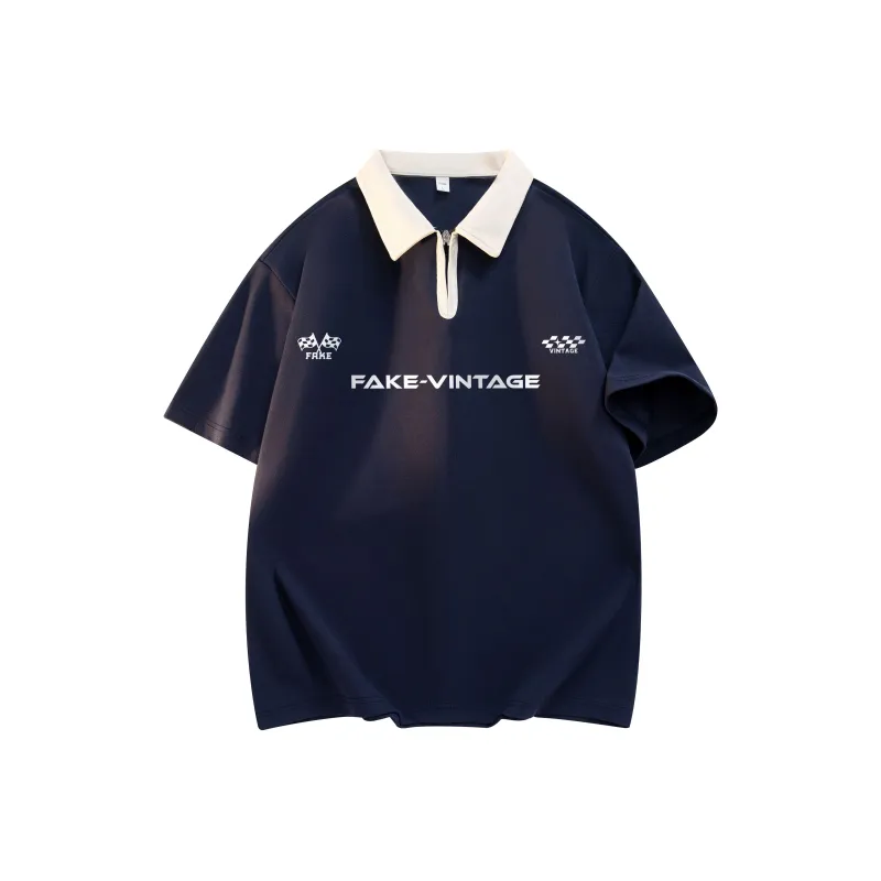 FAKE VINTAGE Polo Shirts Unisex-14