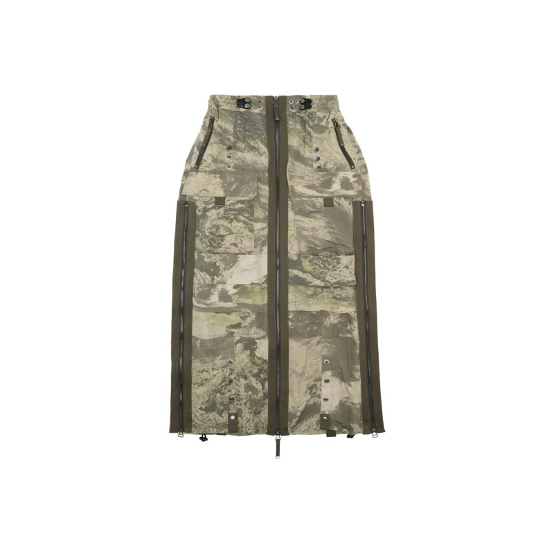 DIESEL O Crep N1 Maxi Skirt-0