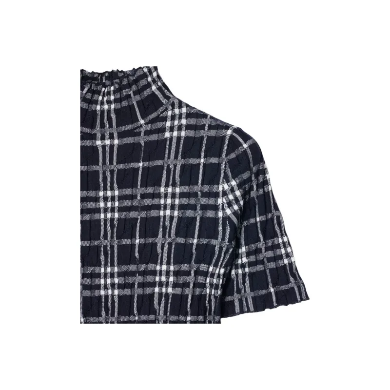 Burberry SS25 Short Sleeved Dress Women's Ink-4