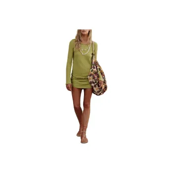 FREE PEOPLE Cabo Sweater Skirt Set Skirt Set Women's Oasis/Green Oasis