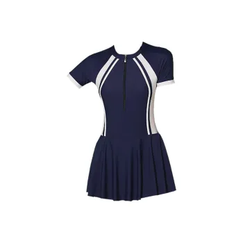 Hao Zhilang One-Piece Swimsuits Women's Navy Blue