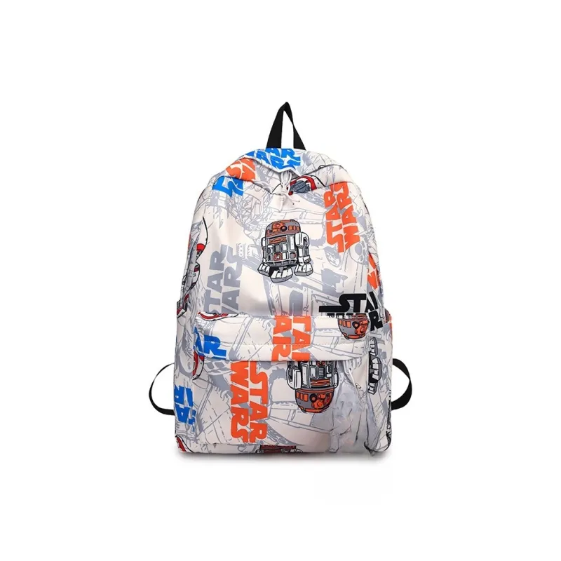 AIBAG Oxford Backpack Unisex Black/Orange/Green-7