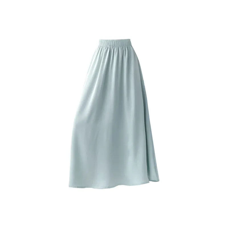Concubine Zhu Casual Long Skirt Women's Pink-7