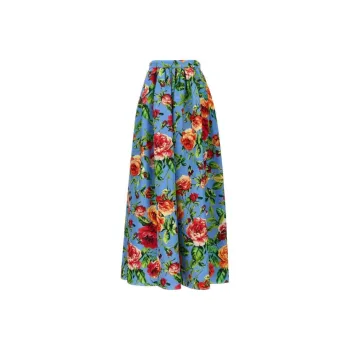 Carolina Herrera Floral-print Buckle-fastening Skirt