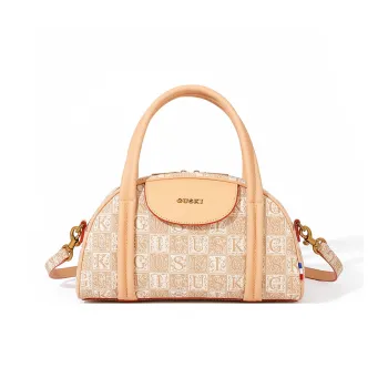 GUSKI Top Grain Cow Leather Shoulder Bag, Crossbody Bag, Handbag Women's Multicolor