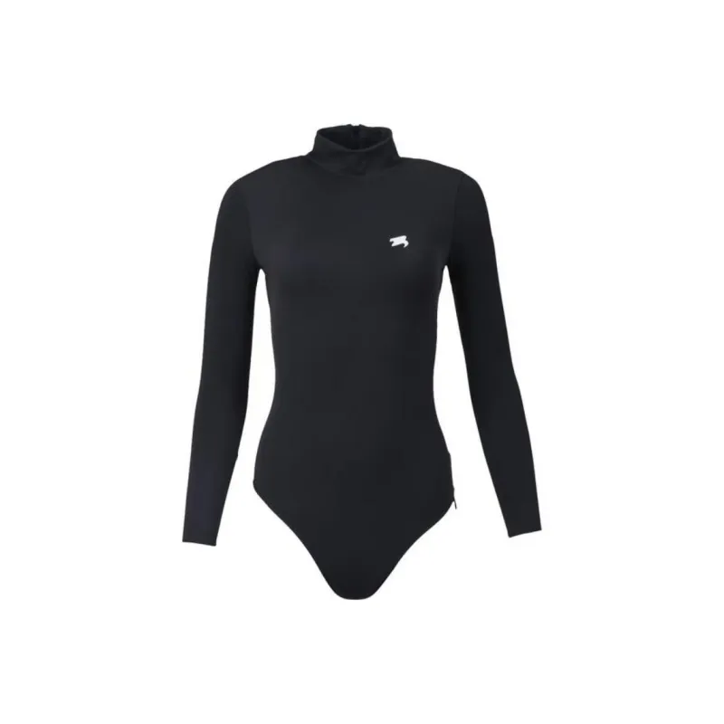 Balenciaga Long Sleeve Swim T Shirt 'Black'-0