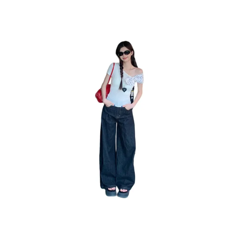 Mu Xiao Xin T Shirts Women's White-0