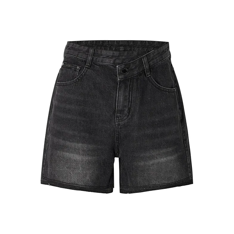 NAVIGARE Denim Shorts Women's Night Black-0