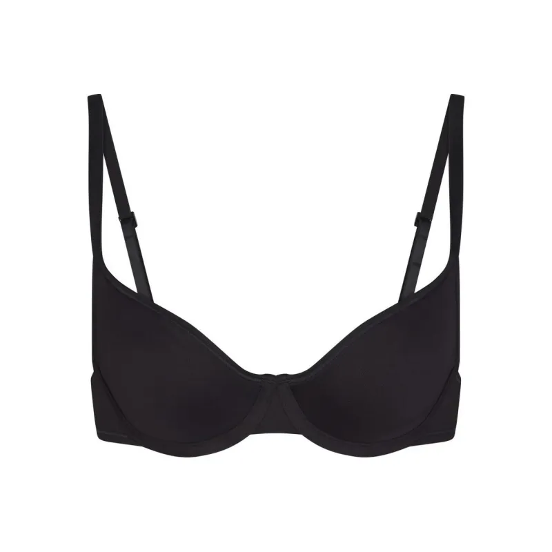 SKIMS SIGNATURE SWIM UNDERWIRE SCOOP BIKINI TOP Bikini Women's ONYX/Onyx-0