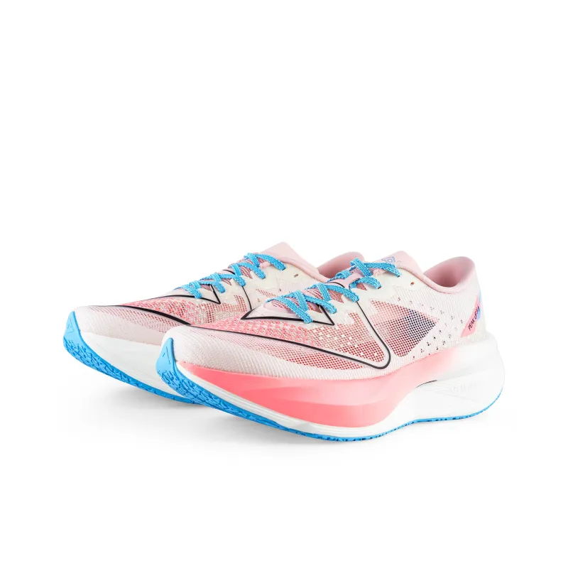 PEAK UP30 4.0 Running Shoes Unisex Low Top Super Light White Pink-3