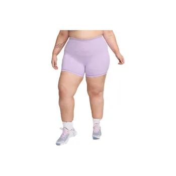 Nike One Rib Women's High-Waisted 5' Biker Shorts Plus Size