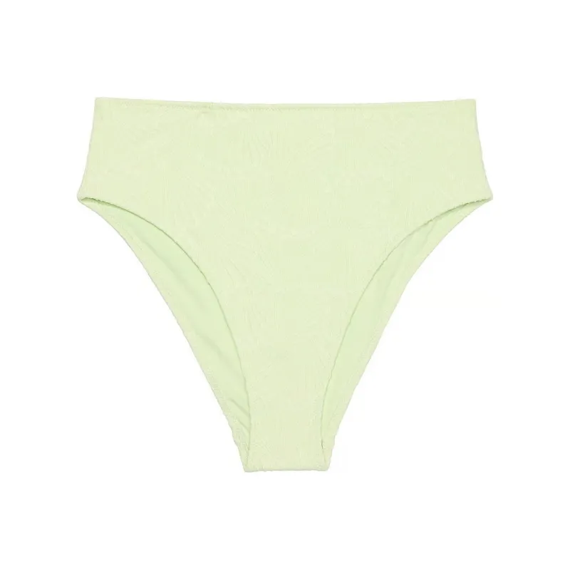 Victoria's Secret PINK HIGH-WAIST CHEEKY BIKINI BOTTOM / Lime Cream Swimming Shorts Women's Verdant Green-0