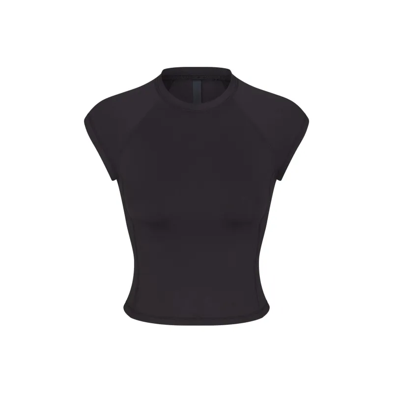 SKIMS SIGNATURE SWIM RAGLAN T-SHIRT Bikini Women's ONYX/Onyx-0