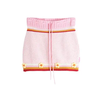 LALABOBO Casual Short Skirts Women's Pink
