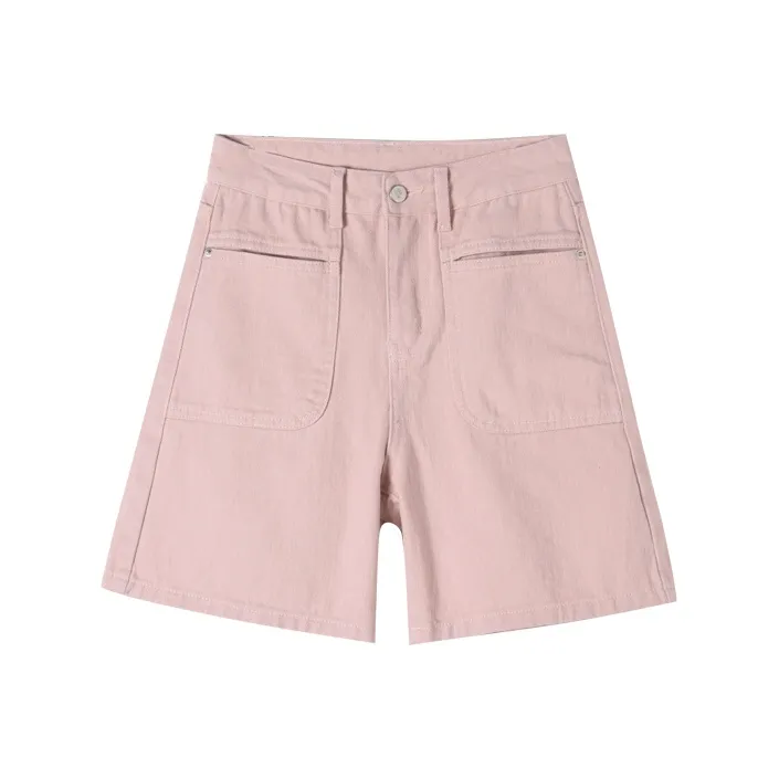 HIPPIEMISS Denim Shorts Women's Pink-0