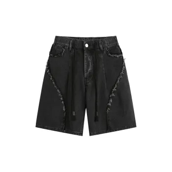 JXAETE Denim Shorts Men