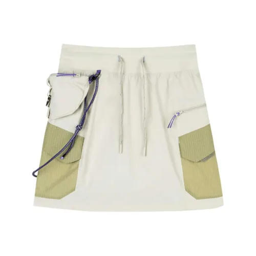 Anta Outdoor Collection Casual Short Skirts Women's Misty Green/Light Khaki Green