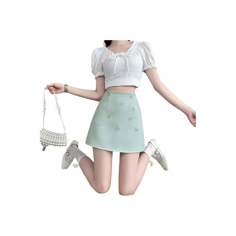 HTHK Casual Short Skirts Women's-14