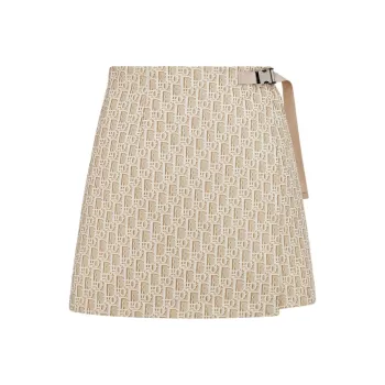 DIOR Casual Short Skirts Women's Beige