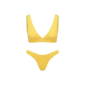 YUKARI SWIM Two-Piece Swimsuits Women's Lemon