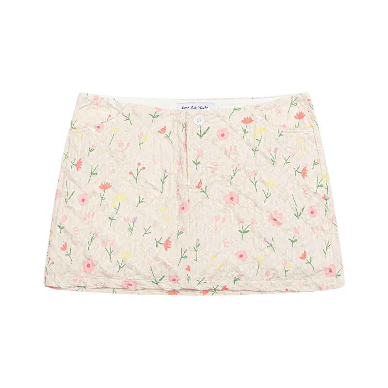 1ESS LA MODE Casual Short Skirts Women's Multicolor-0