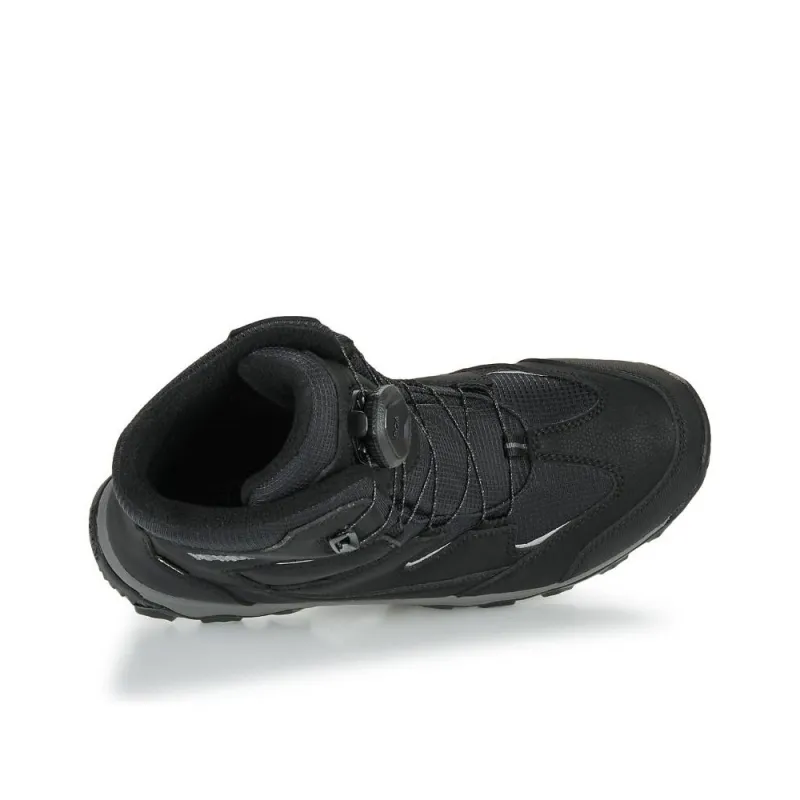 MEINDL Slip Resistant, Abrasion Resistant, Waterproof, And Breathable High Top Hiking Shoes Men's Black-5