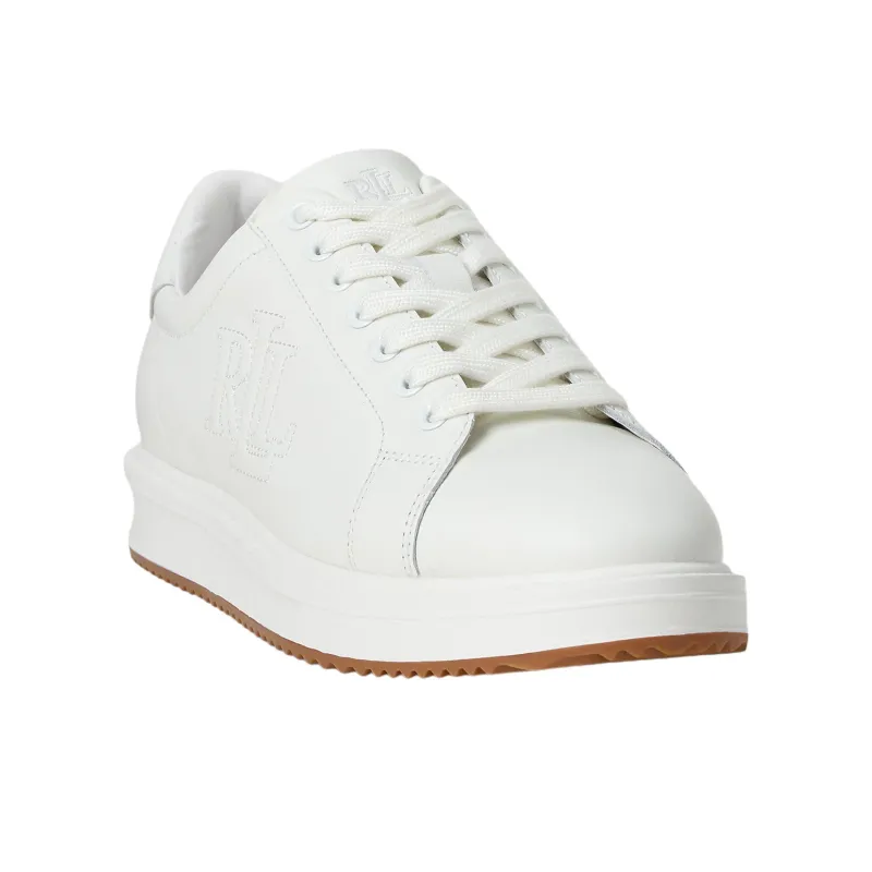 LAUREN RALPH LAUREN Ainsley Low Top Skateboard Shoes Women's White-1