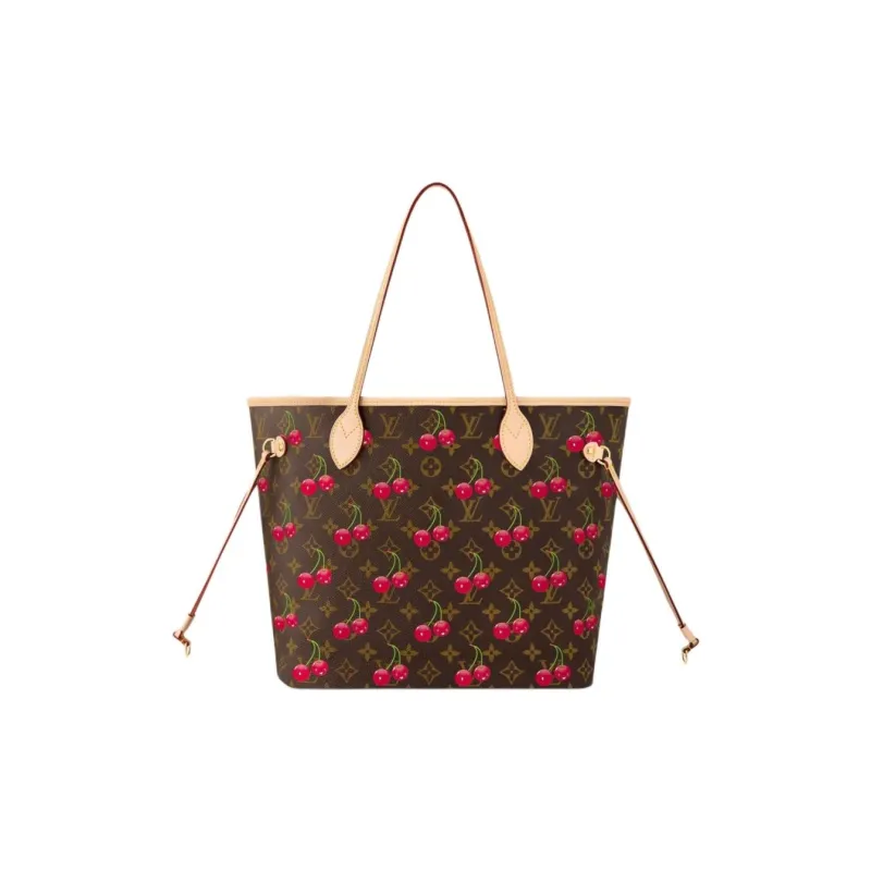 LOUIS VUITTON X Takashi Murakami Cherry Neverfull Mm Brown Monogram-0