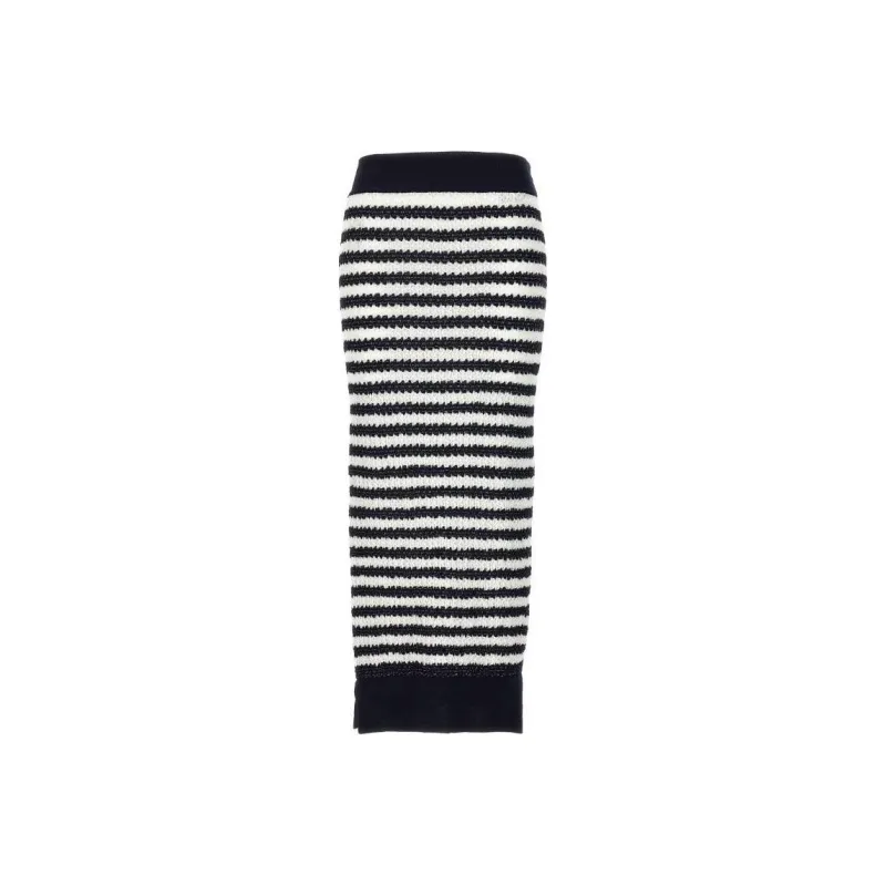 Antonino Valenti Casual Long Skirts Women's Black-0