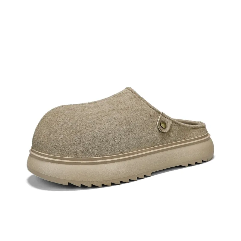 TEXWOOD Rubber Sole Quiet Abrasion Resistant Slip Resistant Closed Toe Slippers Men's Box-6