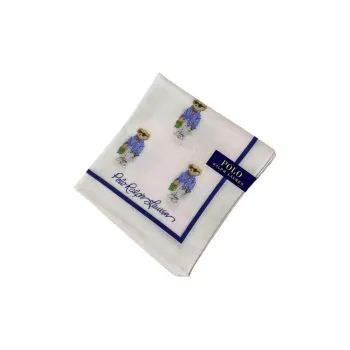 Polo Ralph Lauren Silk Scarves Unisex White