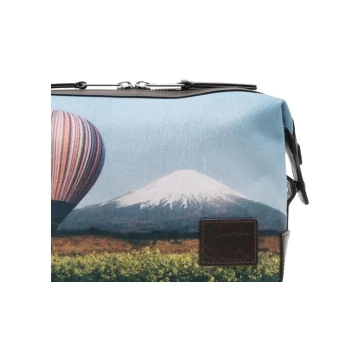 Paul Smith Canvas Toiletry Bag, Makeup Bag Regular Men's Multicolor-1