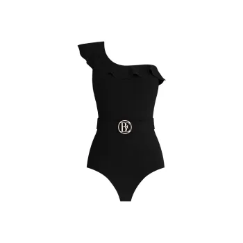 BALNEAIRE One Piece Swimsuits Women's Trendy Black