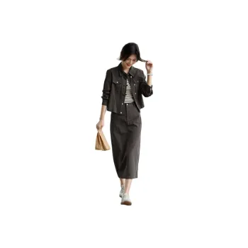 XWI Two Piece Skirt Sets Women's Gray