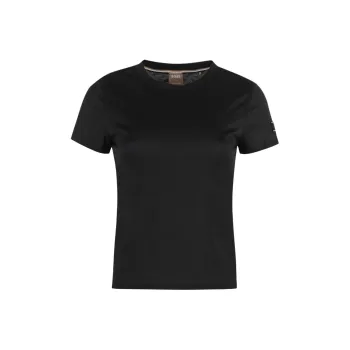 HUGO BOSS X Alica Schmidt Logo Patch Crewneck T-Shirrt