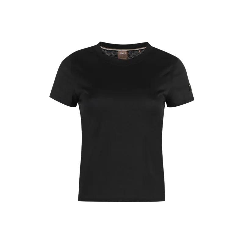 HUGO BOSS X Alica Schmidt Logo Patch Crewneck T-Shirrt-0